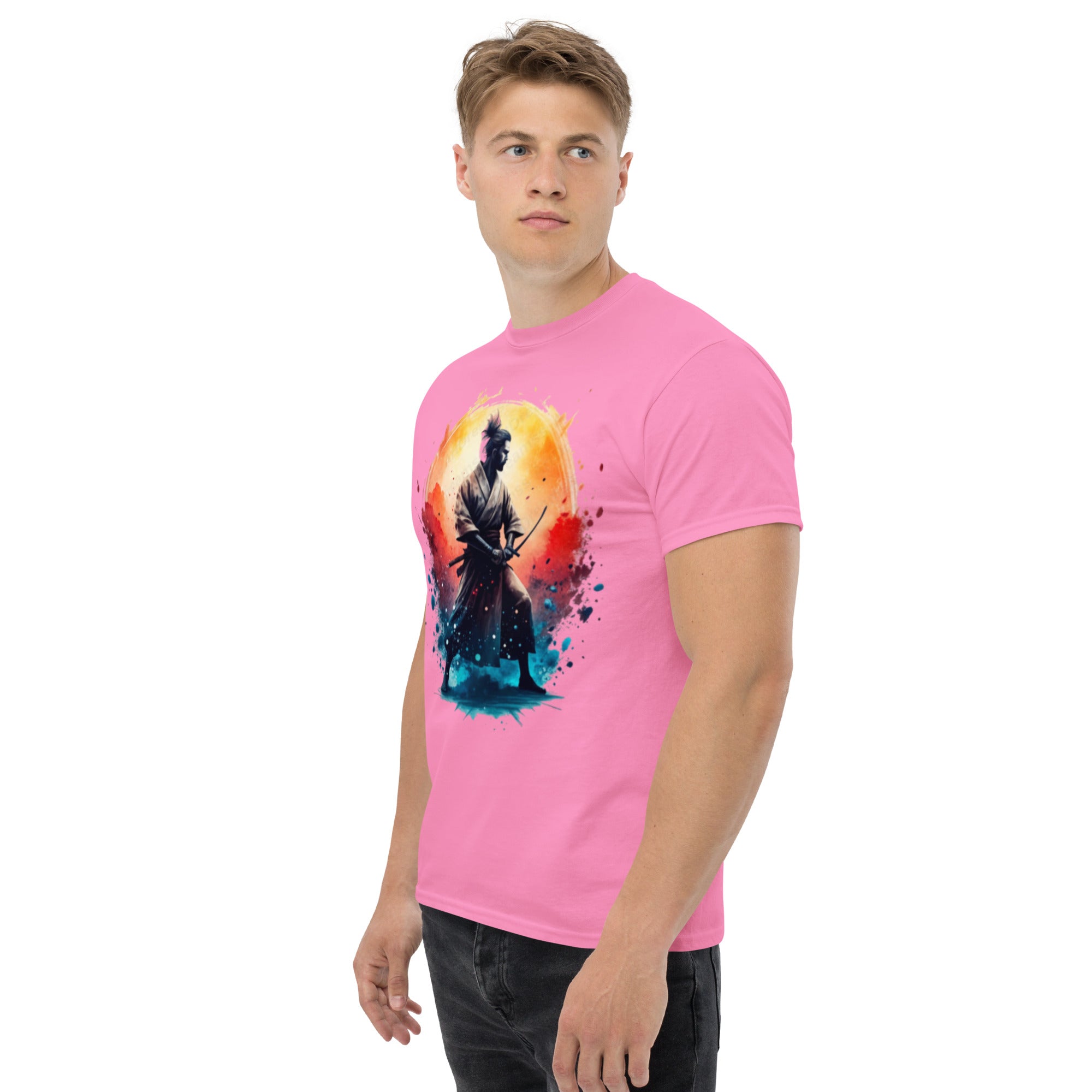 T-Shirt Unisex Stampata 100% Cotone – Confortevole – Design Samurai-Biiply