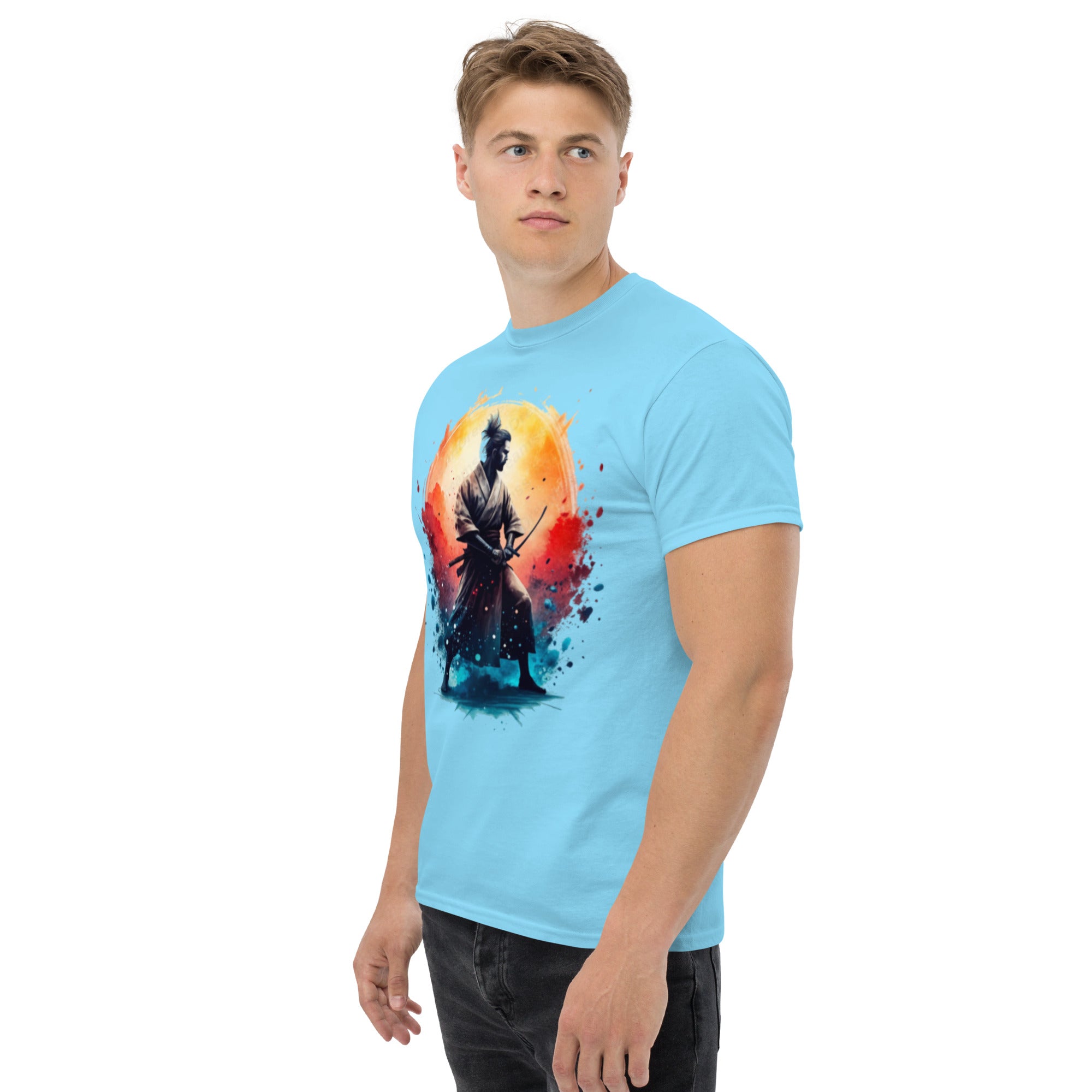 T-Shirt Unisex Stampata 100% Cotone – Confortevole – Design Samurai-Biiply