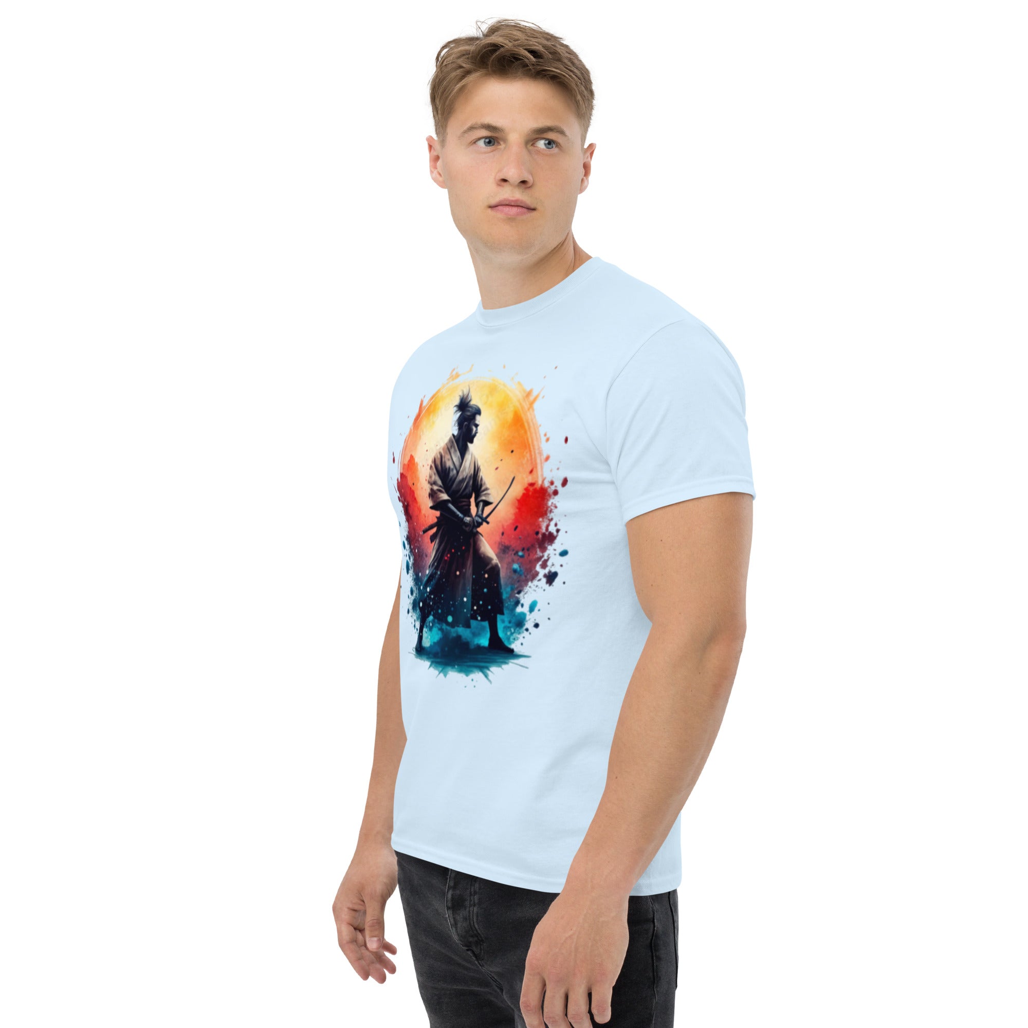 T-Shirt Unisex Stampata 100% Cotone – Confortevole – Design Samurai-Biiply