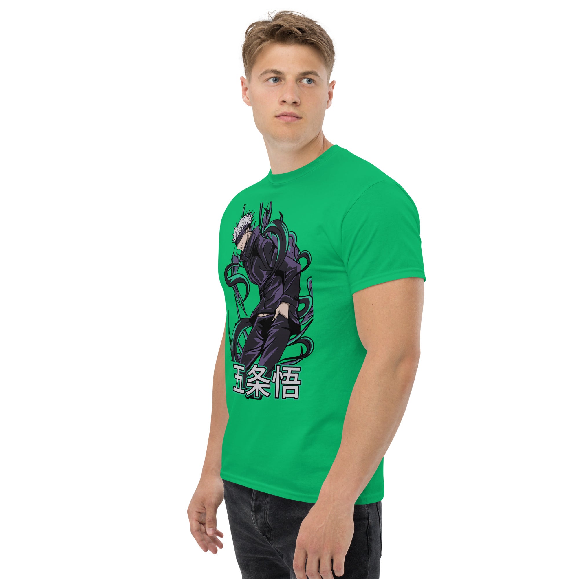 T-Shirt Unisex Stampata 100% Cotone – Confortevole – Design Satoru Gojo-Biiply