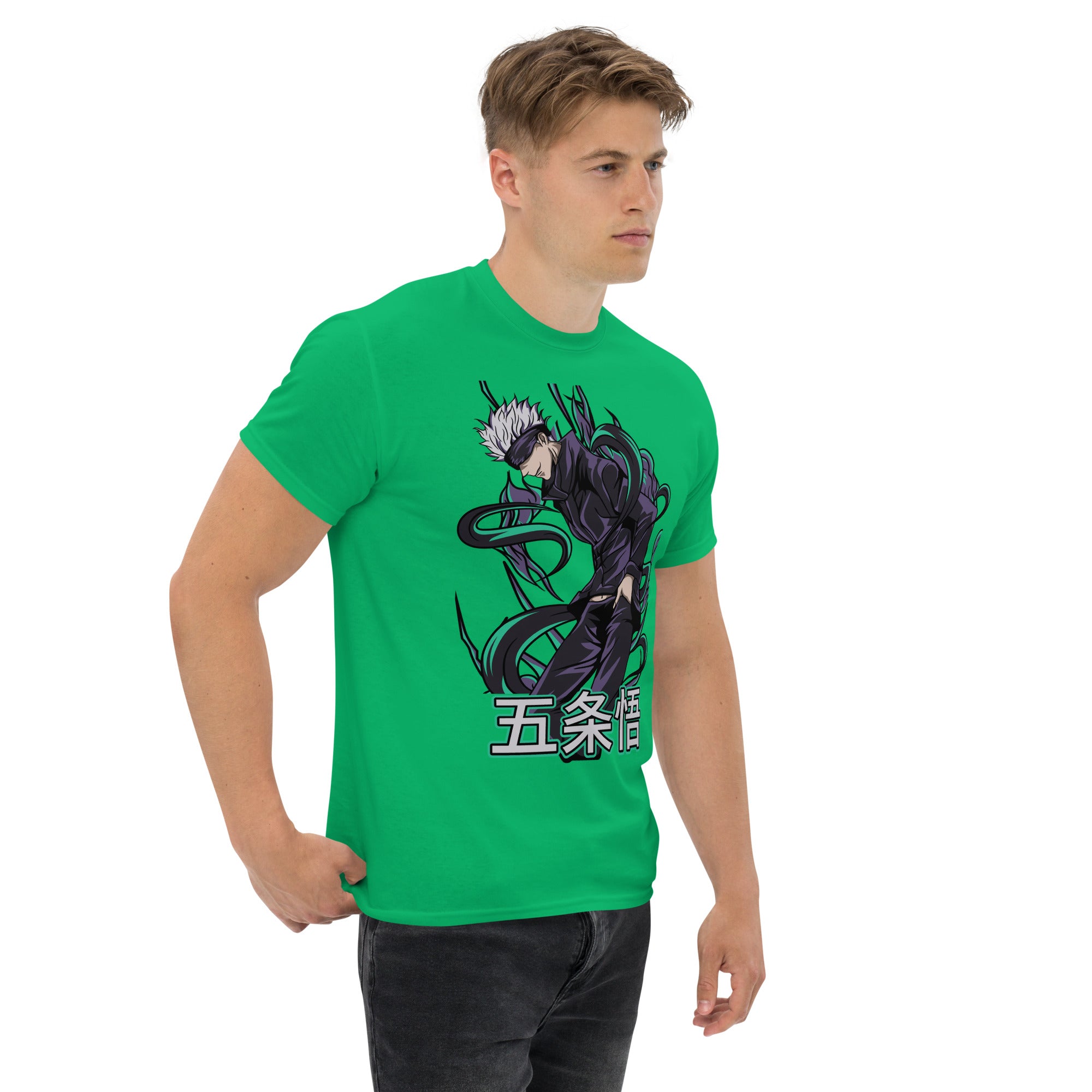 T-Shirt Unisex Stampata 100% Cotone – Confortevole – Design Satoru Gojo-Biiply