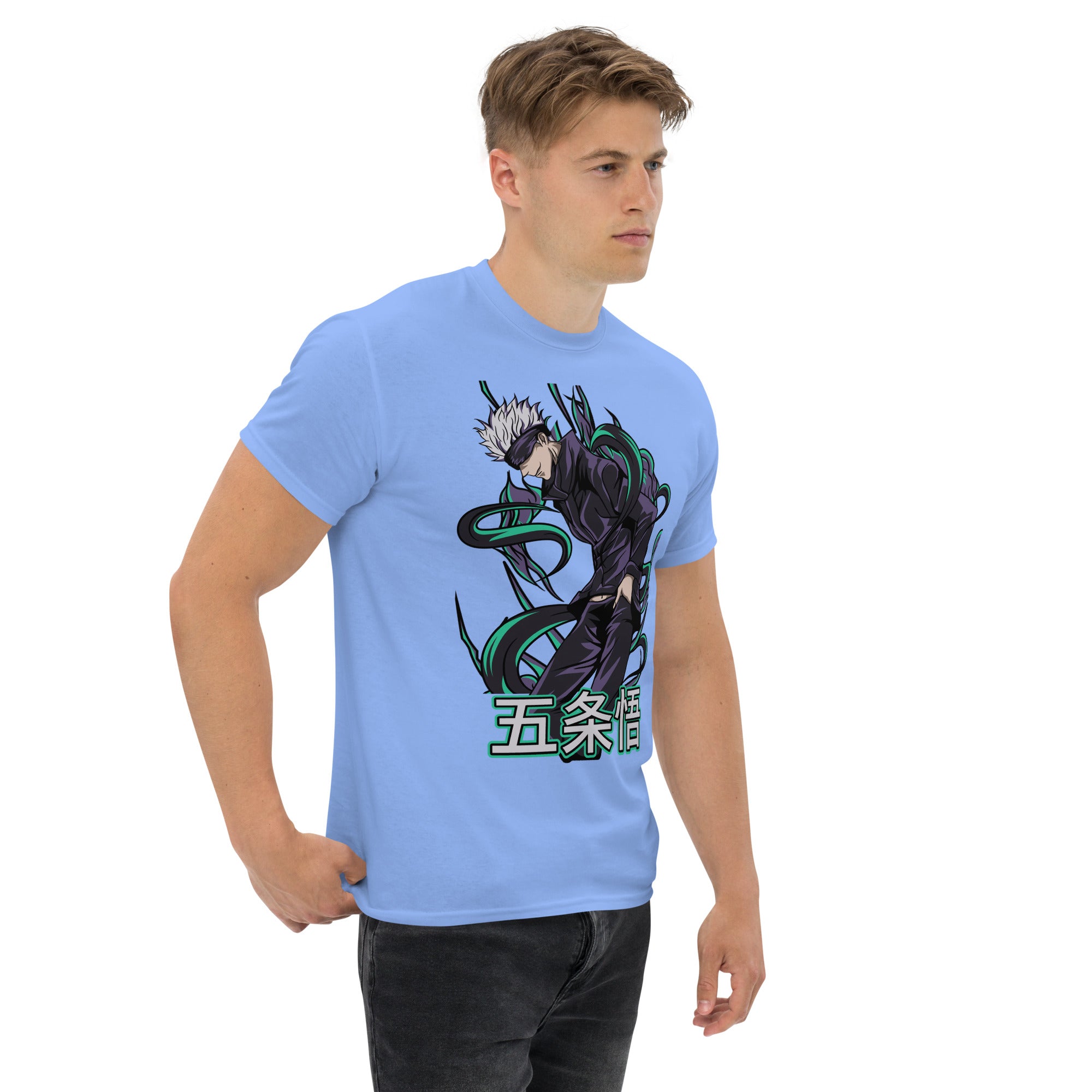T-Shirt Unisex Stampata 100% Cotone – Confortevole – Design Satoru Gojo-Biiply
