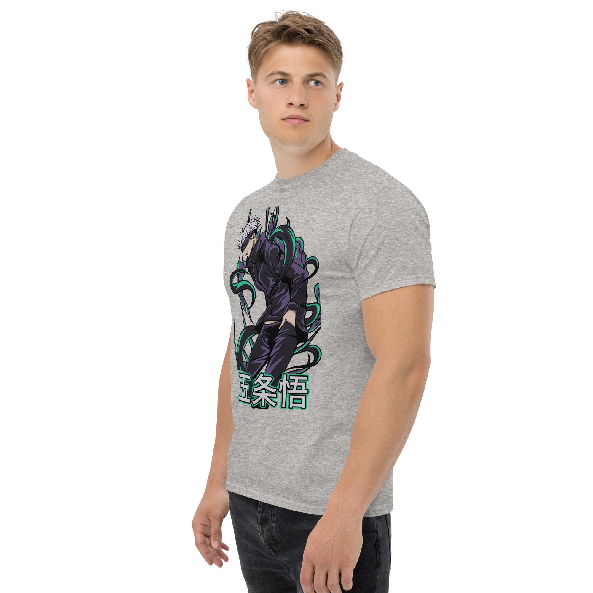 T-Shirt Unisex Stampata 100% Cotone – Confortevole – Design Satoru Gojo-Biiply