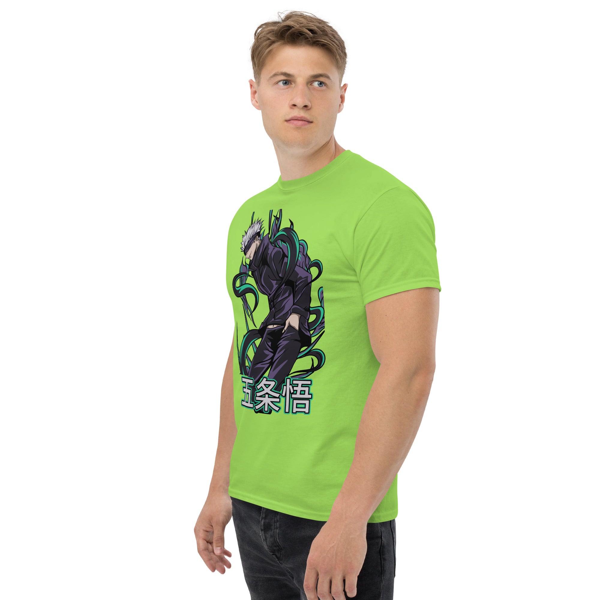 T-Shirt Unisex Stampata 100% Cotone – Confortevole – Design Satoru Gojo-Biiply
