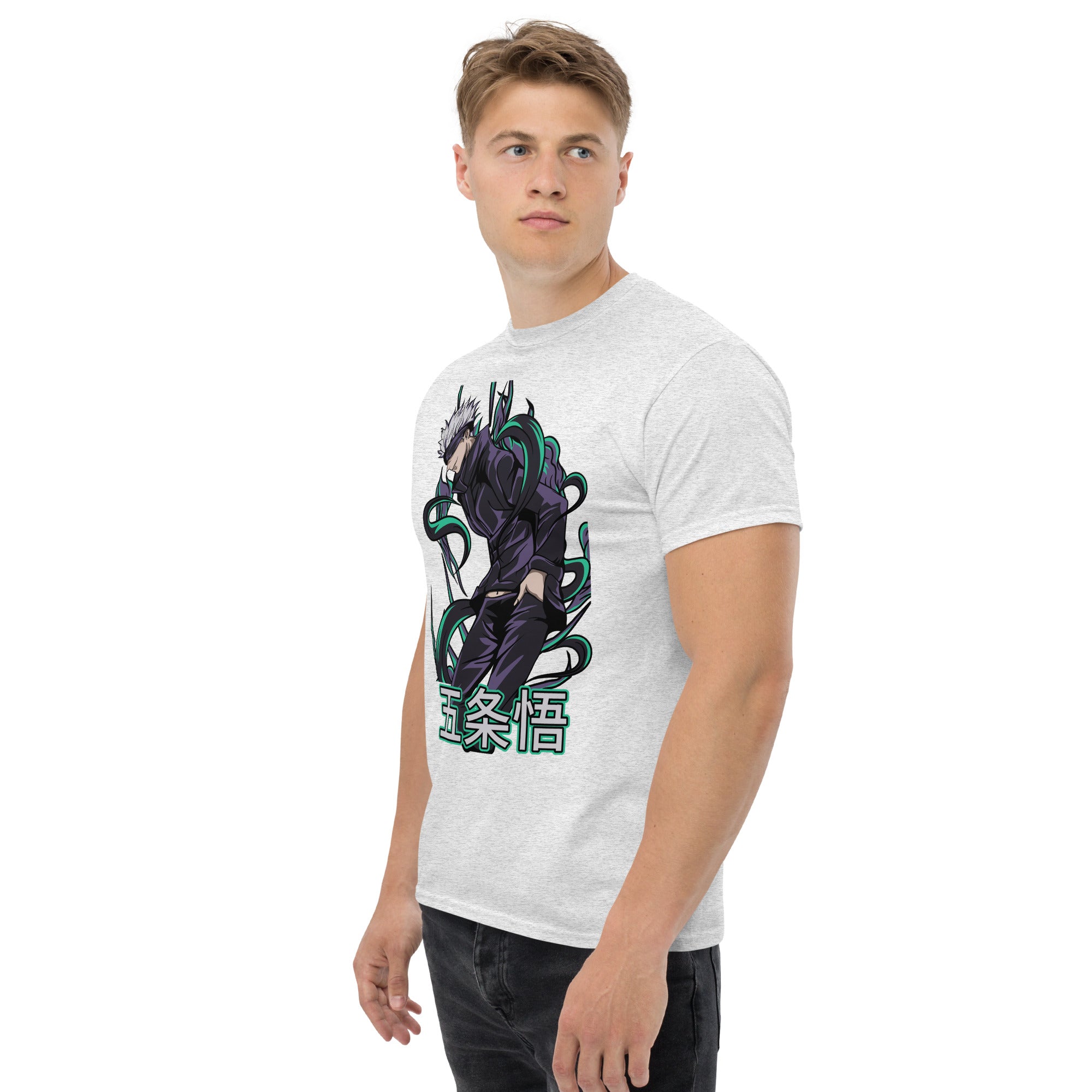 T-Shirt Unisex Stampata 100% Cotone – Confortevole – Design Satoru Gojo-Biiply