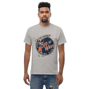 T-Shirt Unisex Stampata 100% Cotone – Confortevole – Design Scheletro surfista-Biiply