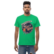 T-Shirt Unisex Stampata 100% Cotone – Confortevole – Design Scheletro surfista-Biiply
