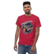 T-Shirt Unisex Stampata 100% Cotone – Confortevole – Design Scheletro surfista-Biiply