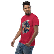T-Shirt Unisex Stampata 100% Cotone – Confortevole – Design Scheletro surfista-Biiply