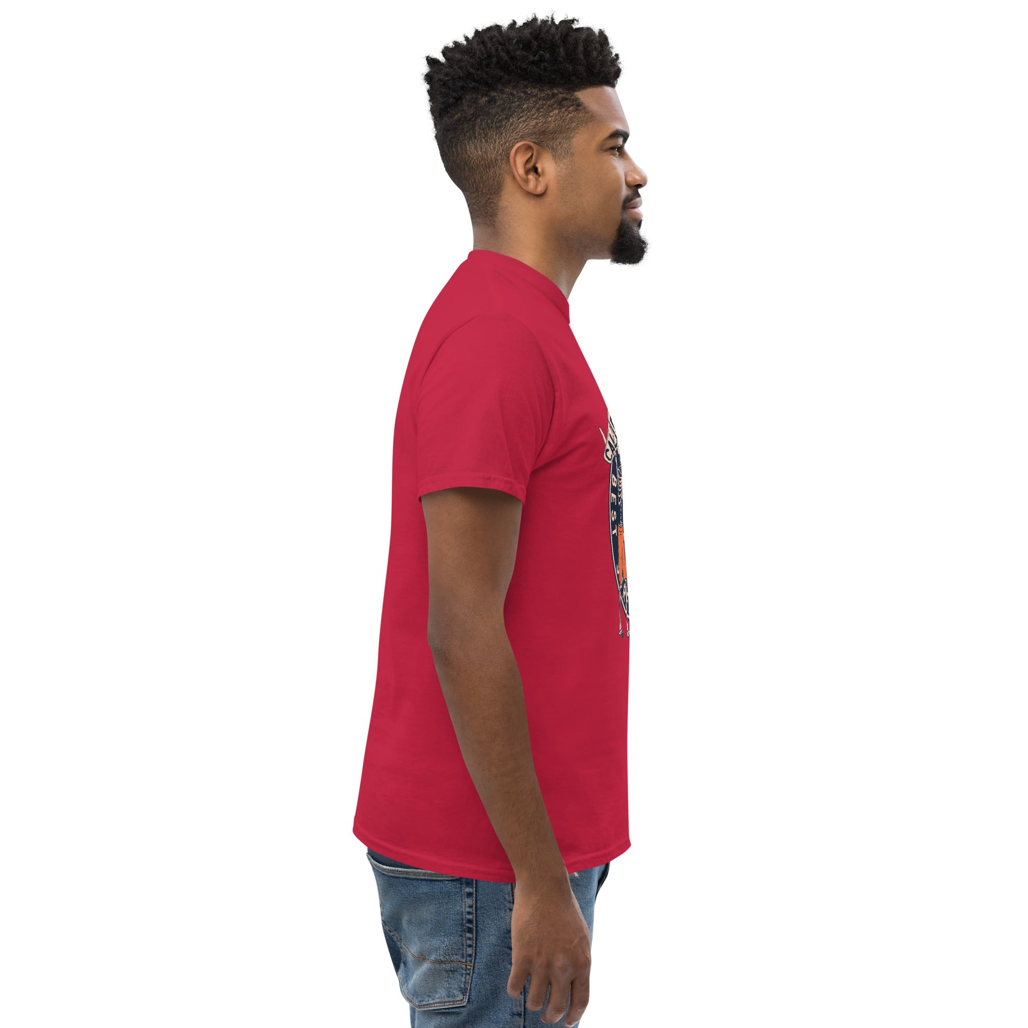 T-Shirt Unisex Stampata 100% Cotone – Confortevole – Design Scheletro surfista-Biiply