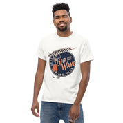 T-Shirt Unisex Stampata 100% Cotone – Confortevole – Design Scheletro surfista-Biiply