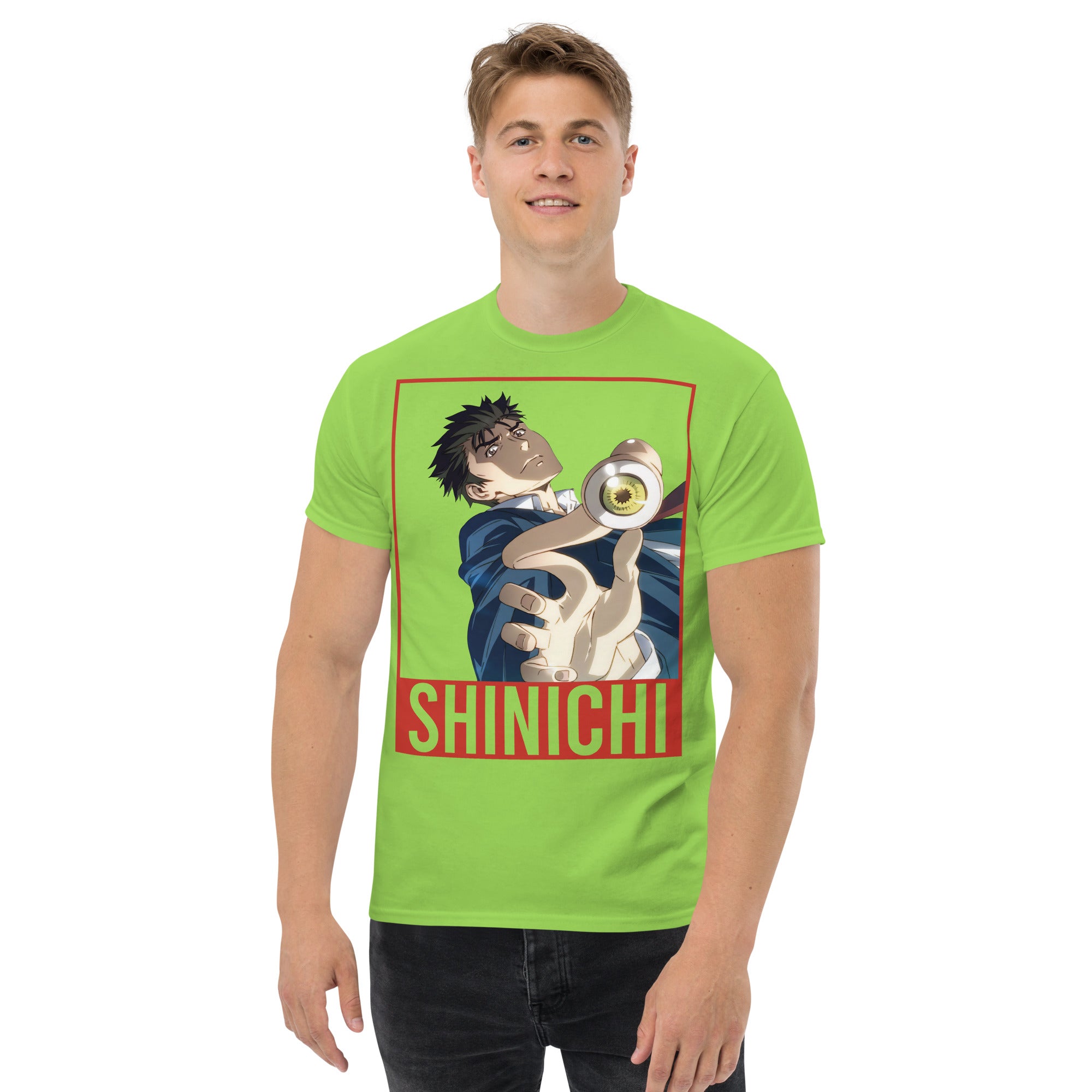 T-Shirt Unisex Stampata 100% Cotone – Confortevole – Design Shinichi Eyes-Biiply