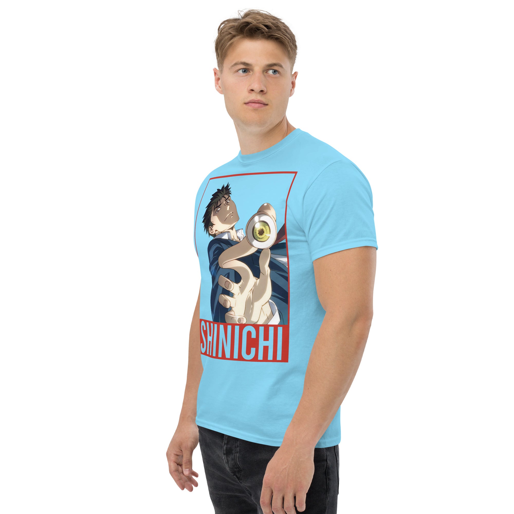 T-Shirt Unisex Stampata 100% Cotone – Confortevole – Design Shinichi Eyes-Biiply