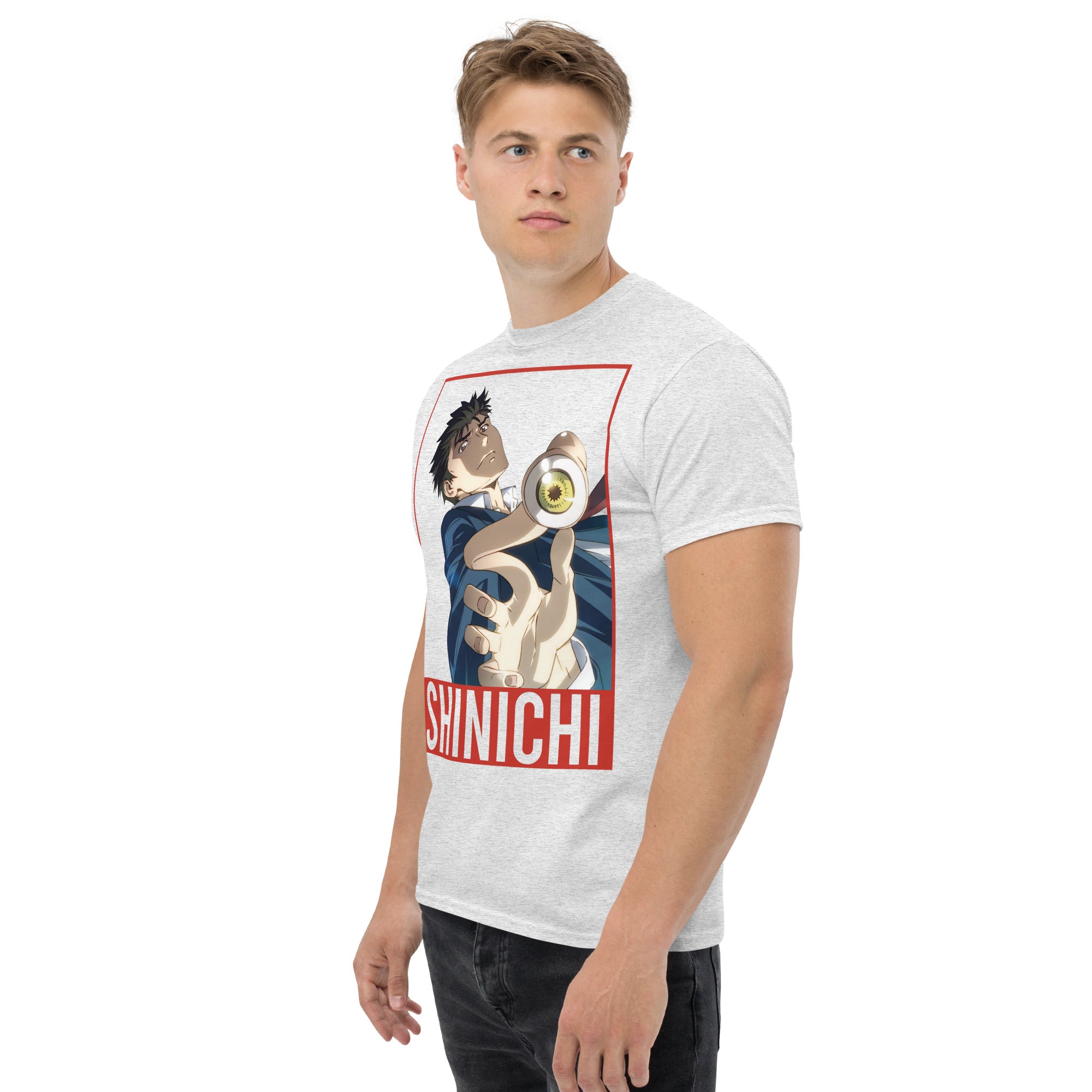 T-Shirt Unisex Stampata 100% Cotone – Confortevole – Design Shinichi Eyes-Biiply