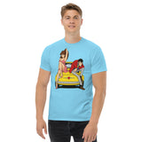 T-Shirt Unisex Stampata 100% Cotone – Confortevole – Design Simil Cartoon L