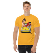 T-Shirt Unisex Stampata 100% Cotone – Confortevole – Design Simil Cartoon L-Biiply