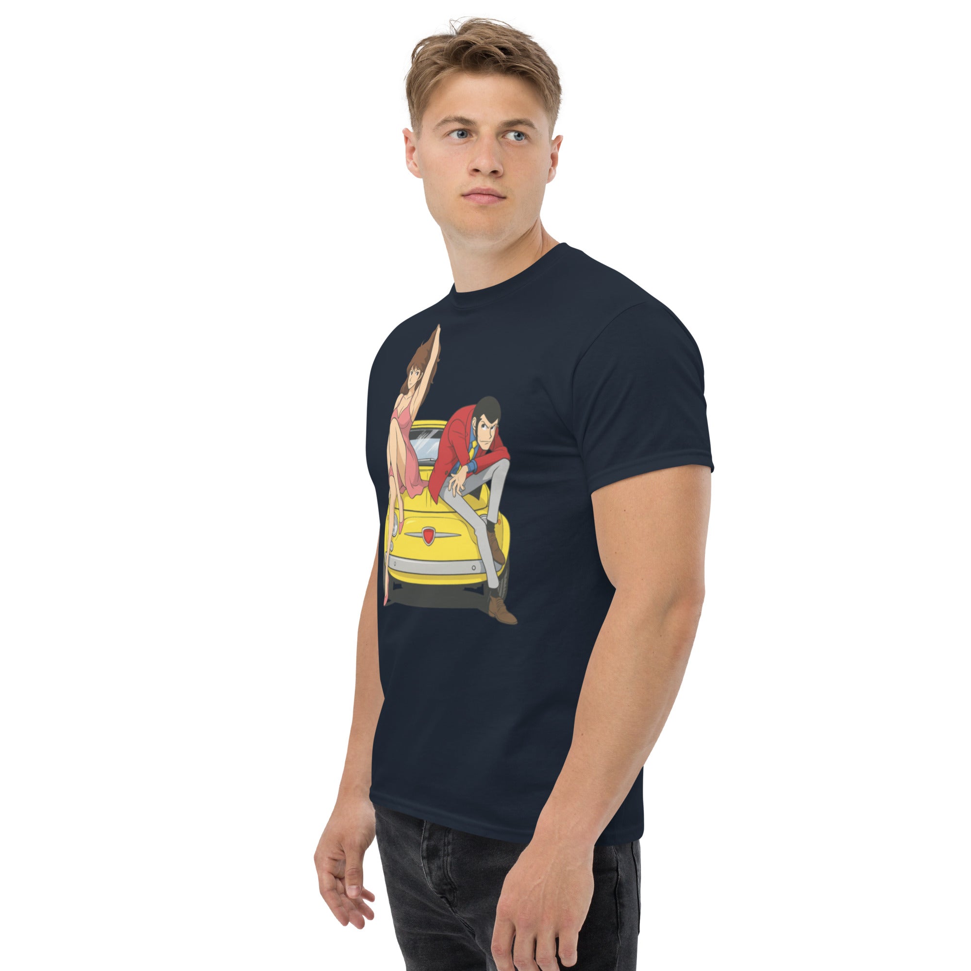T-Shirt Unisex Stampata 100% Cotone – Confortevole – Design Simil Cartoon L-Biiply