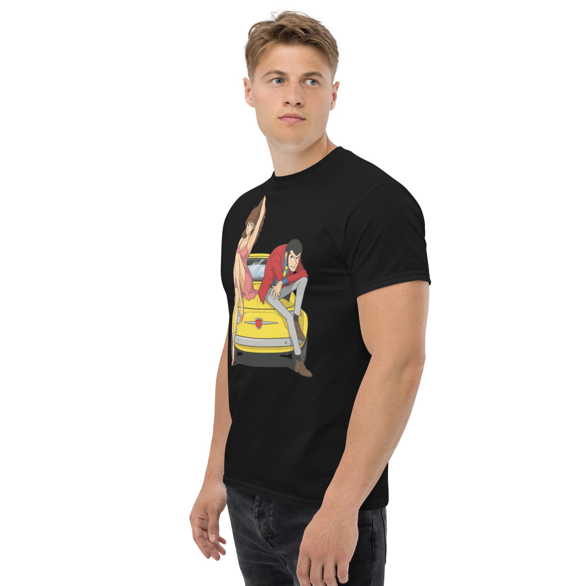 T-Shirt Unisex Stampata 100% Cotone – Confortevole – Design Simil Cartoon L-Biiply