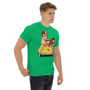 T-Shirt Unisex Stampata 100% Cotone – Confortevole – Design Simil Cartoon L-Biiply