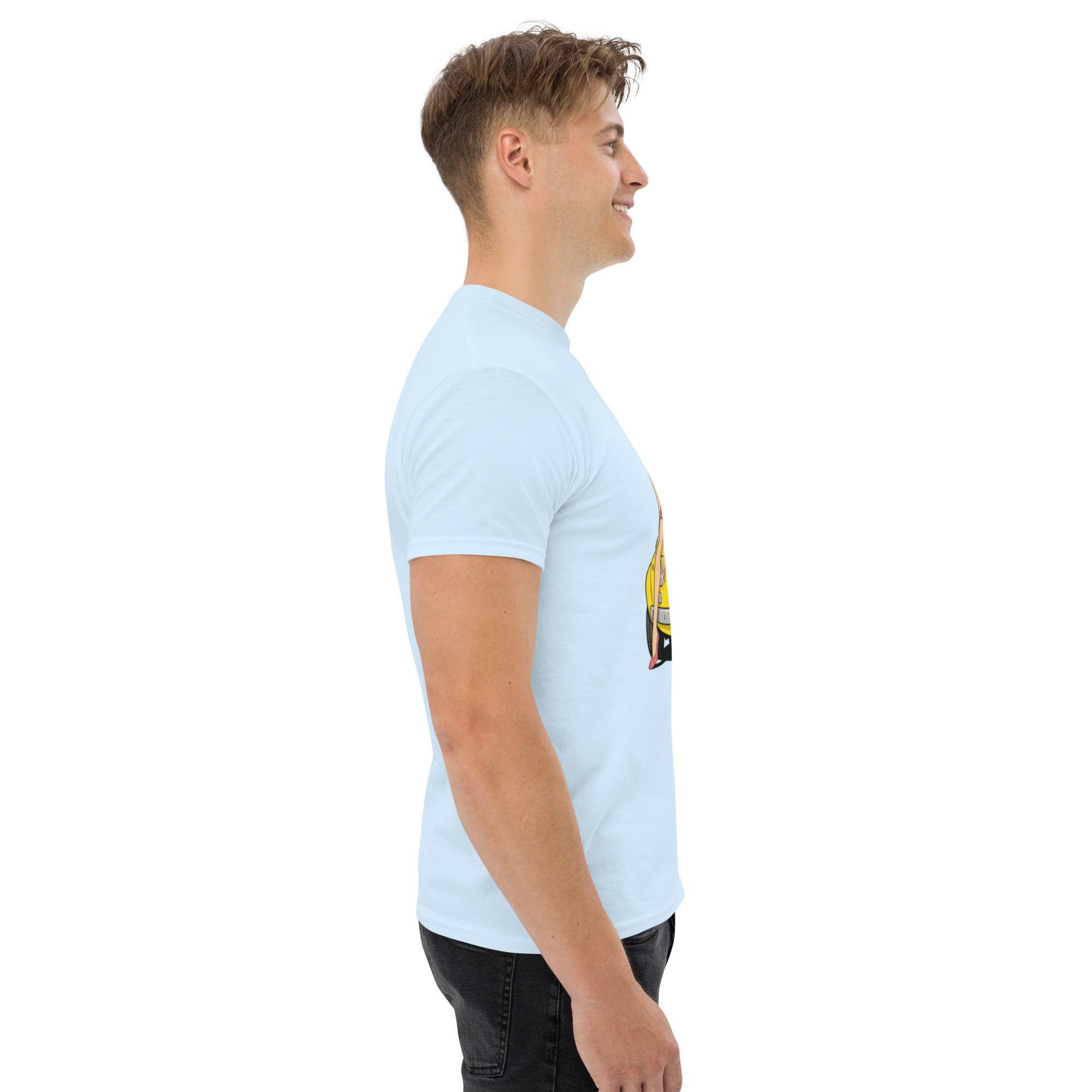 T-Shirt Unisex Stampata 100% Cotone – Confortevole – Design Simil Cartoon L-Biiply