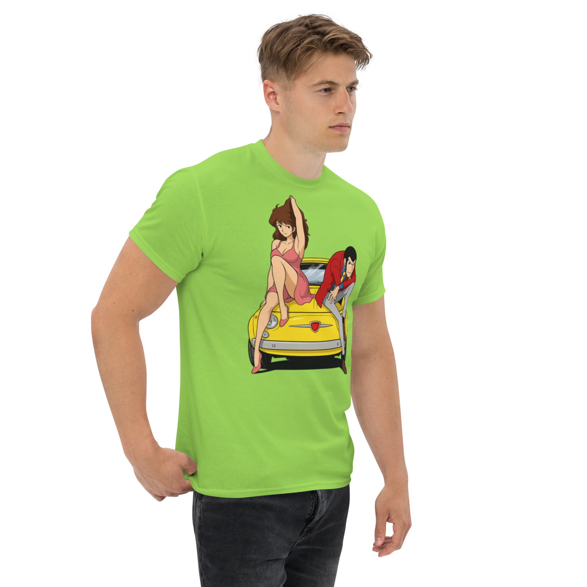 T-Shirt Unisex Stampata 100% Cotone – Confortevole – Design Simil Cartoon L-Biiply
