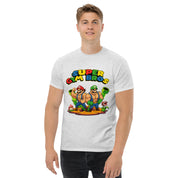 T-Shirt Unisex Stampata 100% Cotone – Confortevole – Design Super Gym Bros-Biiply