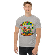 T-Shirt Unisex Stampata 100% Cotone – Confortevole – Design Super Gym Bros-Biiply