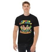 T-Shirt Unisex Stampata 100% Cotone – Confortevole – Design Super Gym Bros-Biiply
