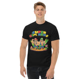 Camiseta unisex estampada 100% algodón – Cómoda – Diseño Super Gym Bros
