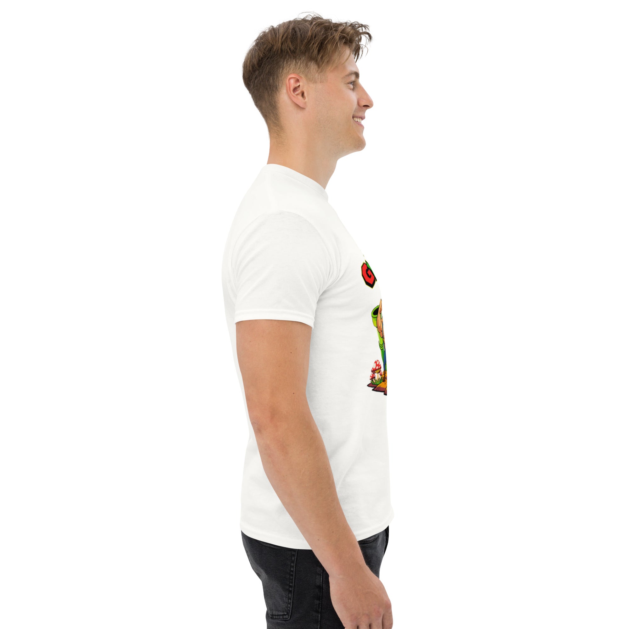 T-Shirt Unisex Stampata 100% Cotone – Confortevole – Design Super Gym Bros-Biiply