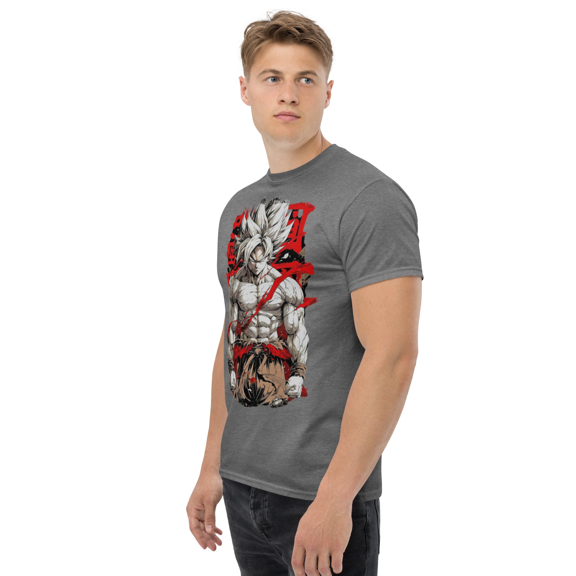 T-Shirt Unisex Stampata 100% Cotone – Confortevole – Design Super Son Goku-Biiply
