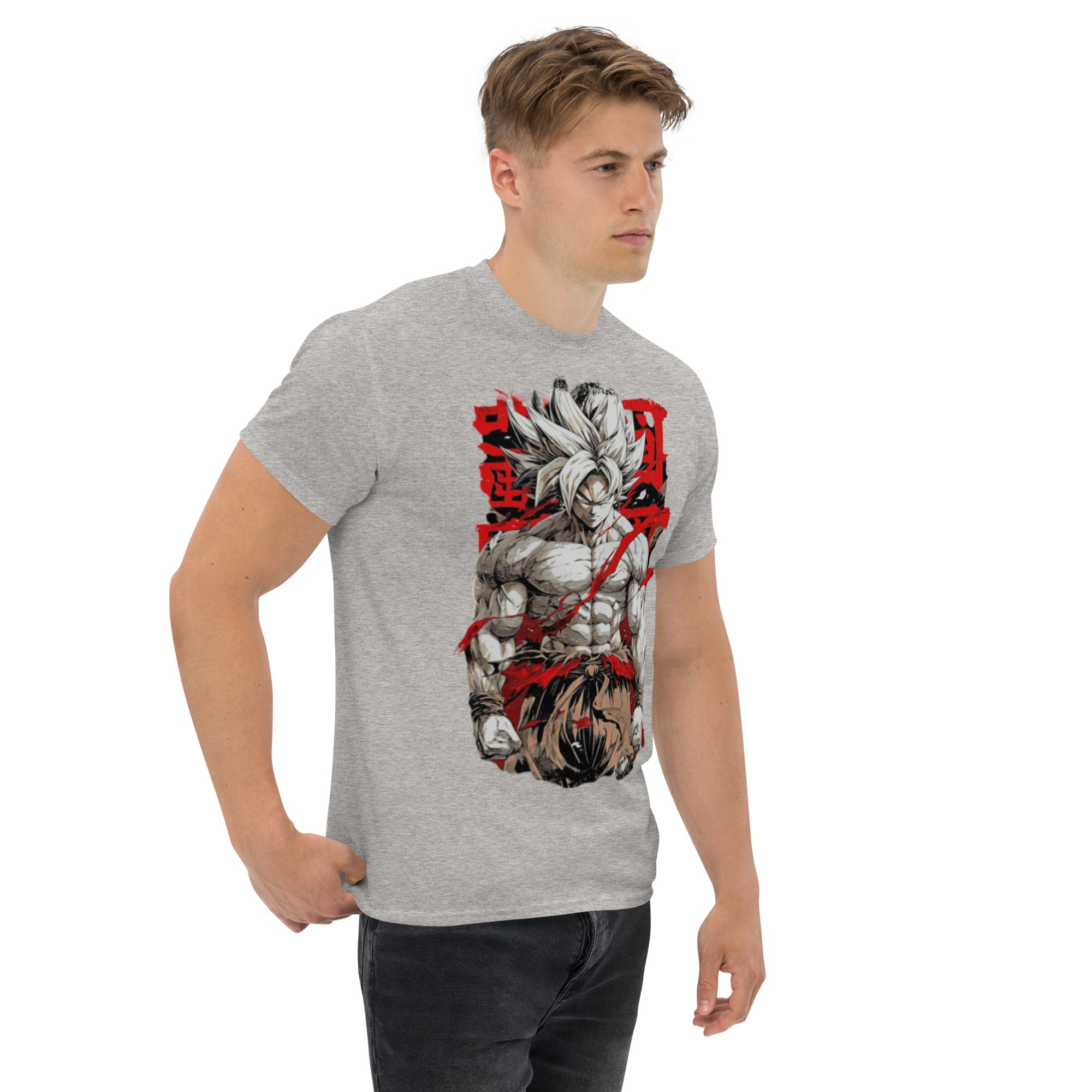 T-Shirt Unisex Stampata 100% Cotone – Confortevole – Design Super Son Goku-Biiply