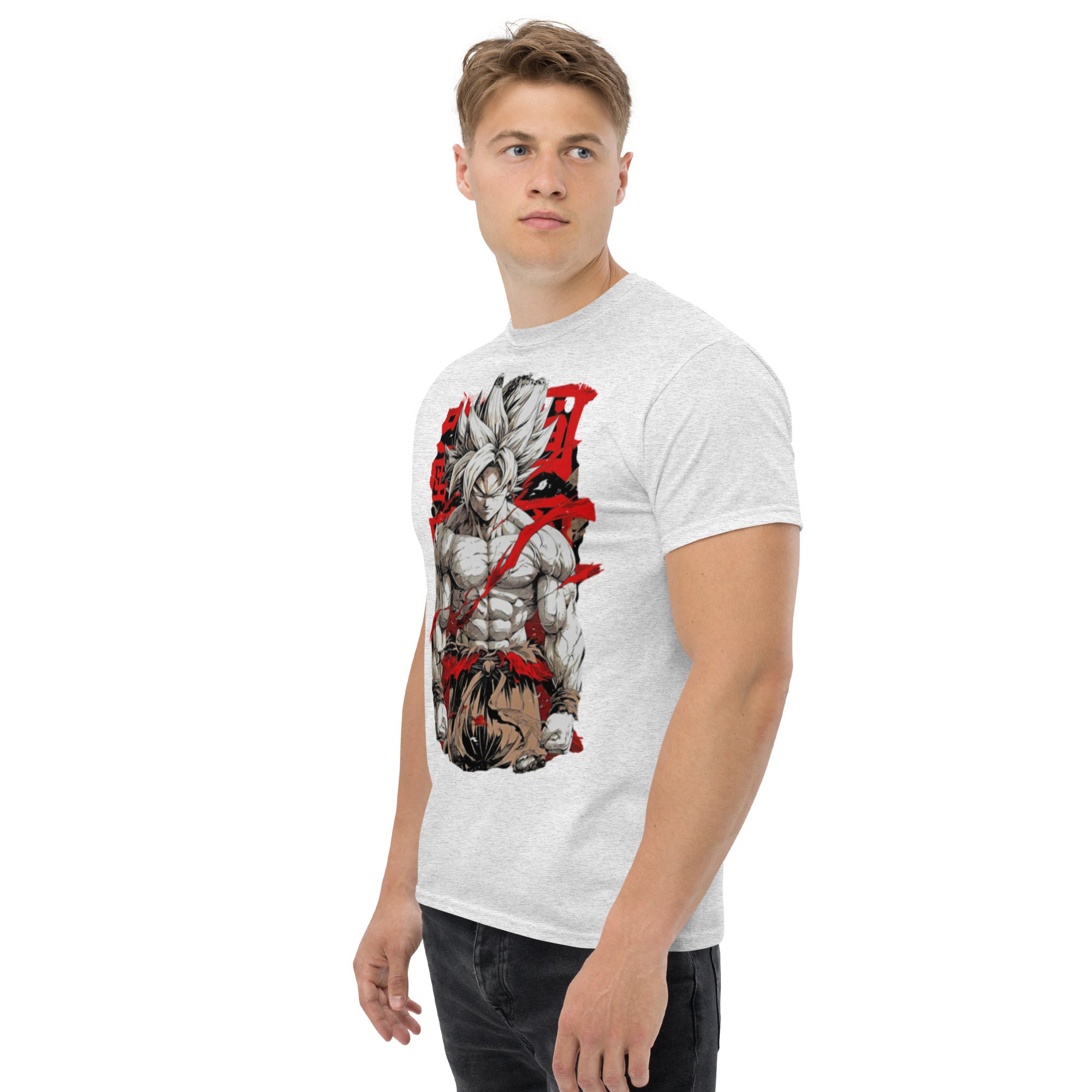 T-Shirt Unisex Stampata 100% Cotone – Confortevole – Design Super Son Goku-Biiply