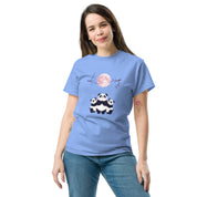 T-Shirt Unisex Stampata 100% Cotone – Confortevole – Design Sweet Panda-Biiply