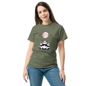 T-Shirt Unisex Stampata 100% Cotone – Confortevole – Design Sweet Panda-Biiply