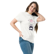 T-Shirt Unisex Stampata 100% Cotone – Confortevole – Design Sweet Panda-Biiply