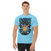 T-Shirt Unisex Stampata 100% Cotone – Confortevole – Design Tartaruga D'acqua Evoluta-Biiply