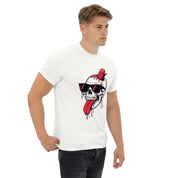 T-Shirt Unisex Stampata 100% Cotone – Confortevole – Design Teschio Ice cream-Biiply