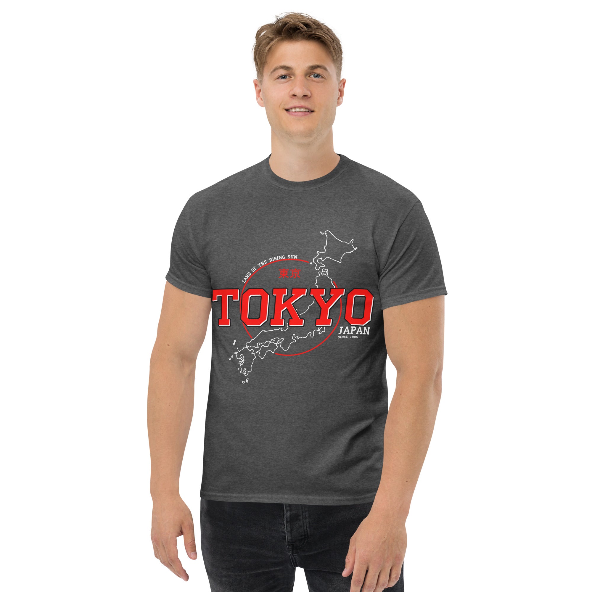 T-Shirt Unisex Stampata 100% Cotone – Confortevole – Design Tokyo-Biiply