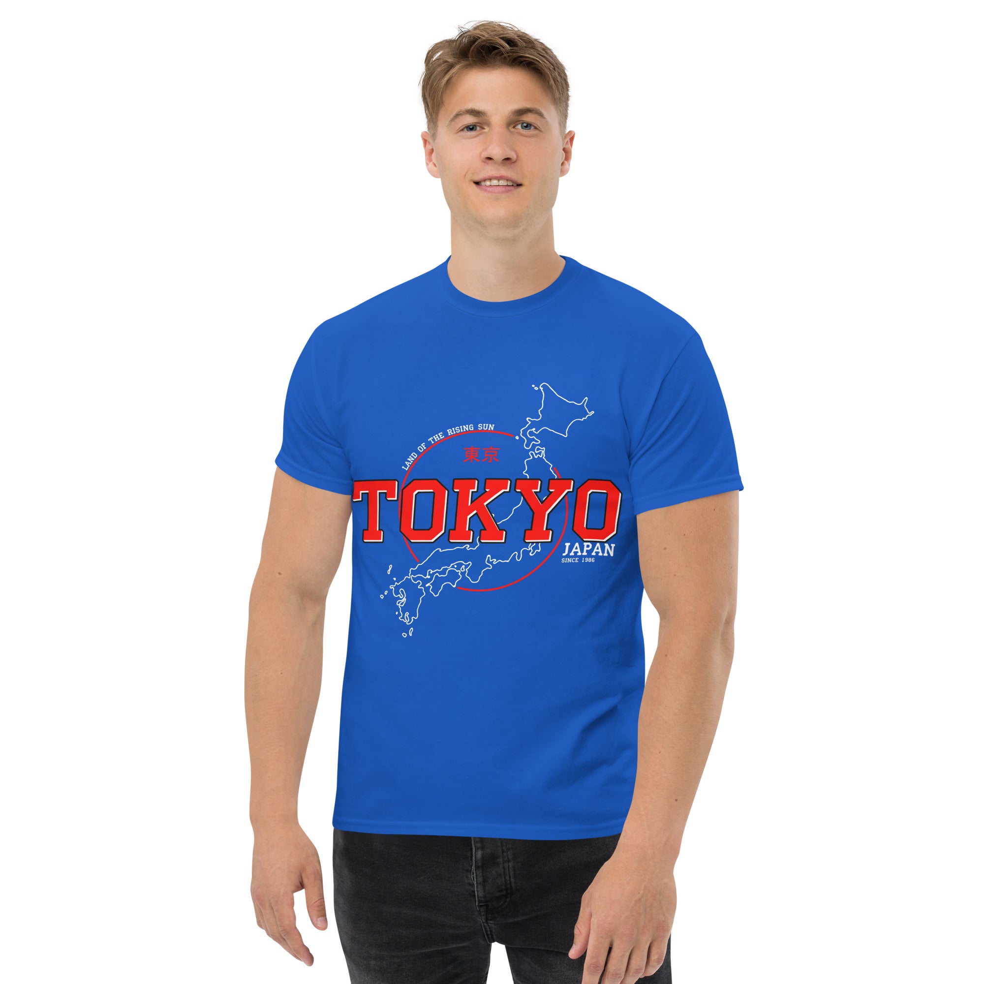 T-Shirt Unisex Stampata 100% Cotone – Confortevole – Design Tokyo-Biiply