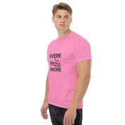 T-Shirt Unisex Stampata 100% Cotone – Confortevole – Design Vivere Con Senza Amore-Biiply