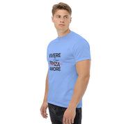 T-Shirt Unisex Stampata 100% Cotone – Confortevole – Design Vivere Con Senza Amore-Biiply