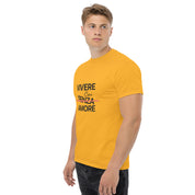 T-Shirt Unisex Stampata 100% Cotone – Confortevole – Design Vivere Con Senza Amore-Biiply