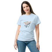 T-Shirt Unisex Stampata 100% Cotone – Confortevole – Design Volano Madonne-Biiply