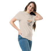 T-Shirt Unisex Stampata 100% Cotone – Confortevole – Design Volano Madonne-Biiply