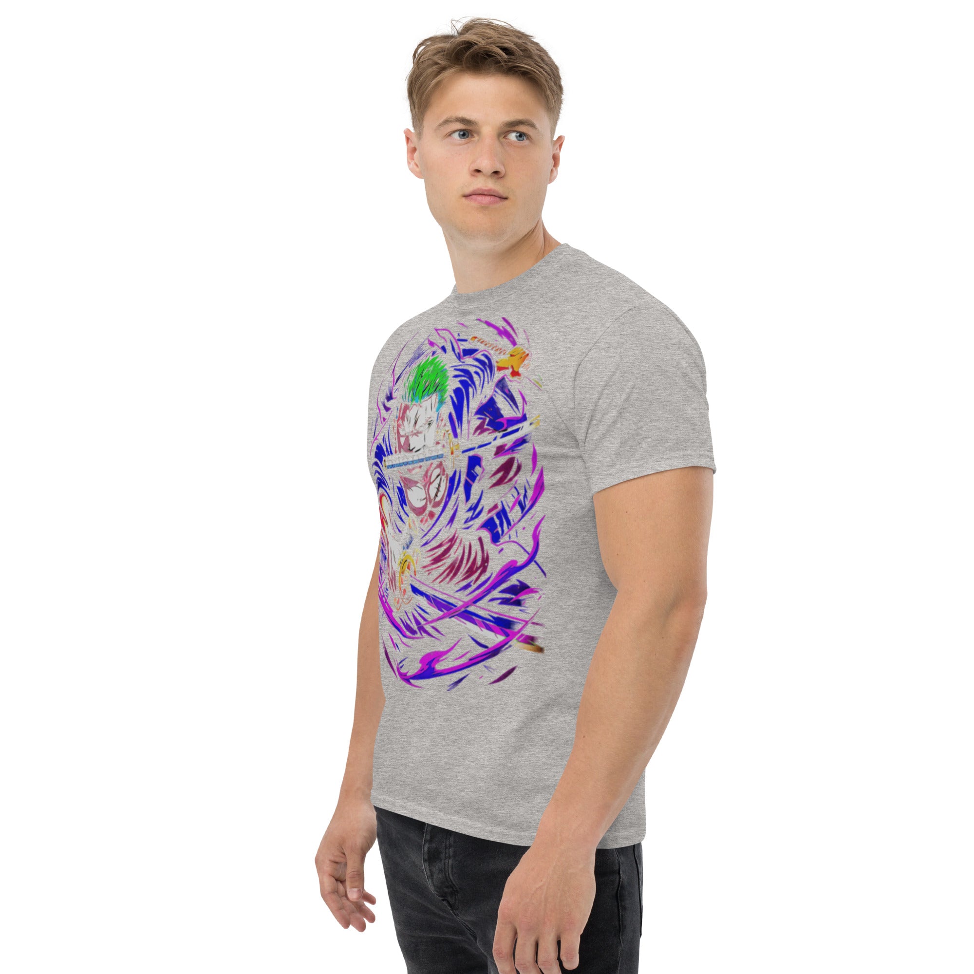 T-Shirt Unisex Stampata 100% Cotone – Confortevole – Design Zoro-Biiply
