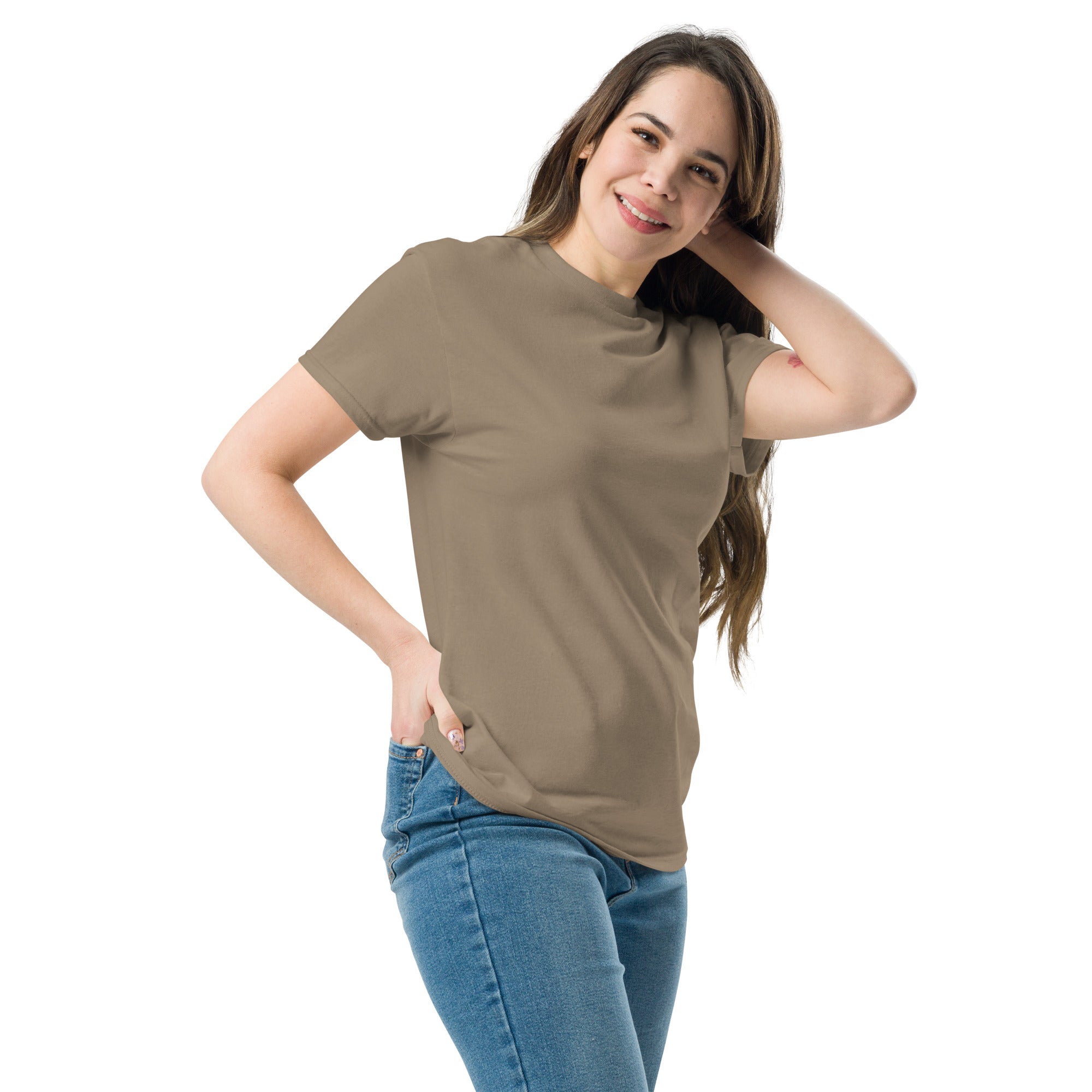 T-Shirt Unisex Stampata Posteriore 100% Cotone – Confortevole – Design Brisa Fer L'esen-Biiply