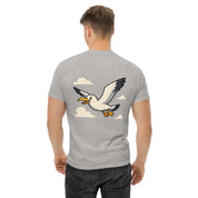 T-Shirt Unisex Stampata Posteriore 100% Cotone – Confortevole – Design Gabbian-Biiply