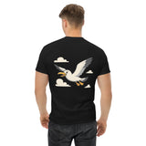 Camiseta Unisex Estampada por Detrás 100% Algodón – Cómoda – Diseño Gaviota