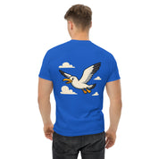 T-Shirt Unisex Stampata Posteriore 100% Cotone – Confortevole – Design Gabbian-Biiply